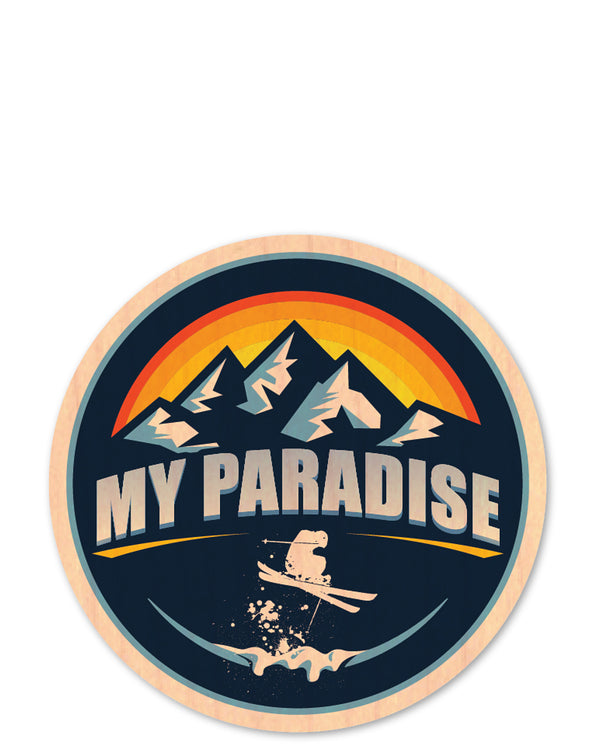 my paradise bottle tat™ (wood sticker!)