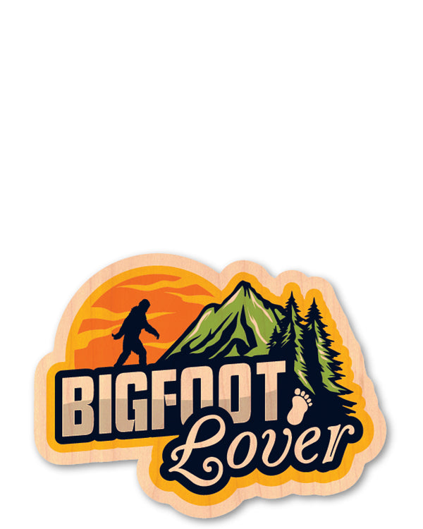 big foot lover bottle tat™ (wood sticker!)